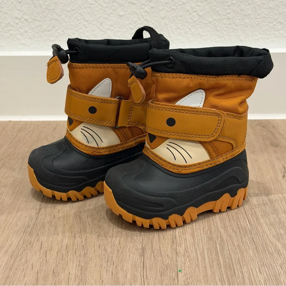 Cat & Jack Kids Fox Face Boots | Size 4